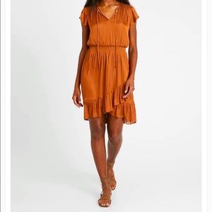 Banana Republic Satin Copper color Dress, NWT, lightweight dress. Size 14